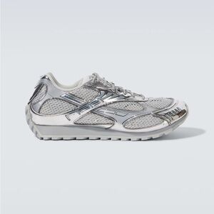 Bottega Veneta Silver Mesh Athletic Shoes